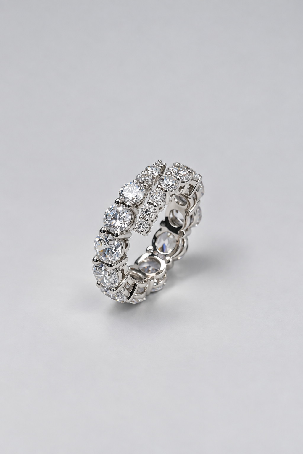 Graduated Eternity Ring