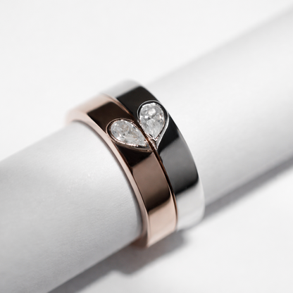 Aligned Heart Rings