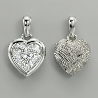 Veiled Heart Pendant