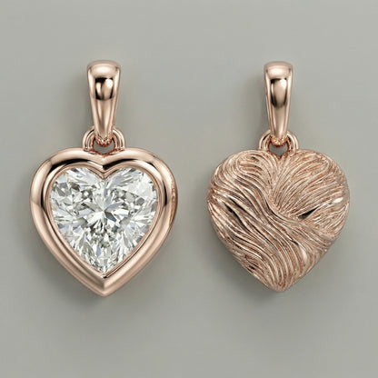 Veiled Heart Pendant